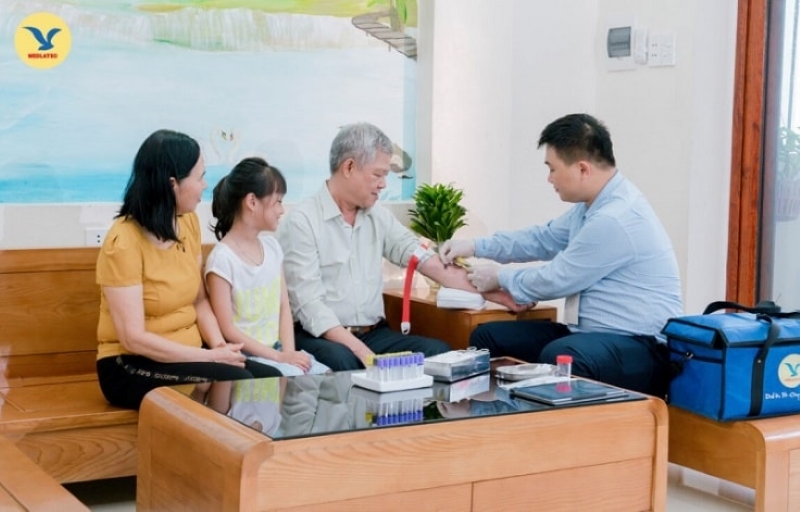 Đông đảo người dân tin tưởng dịch vụ xét nghiệm máu tại nhà ở Gia Lai do MEDLATEC cung cấp 