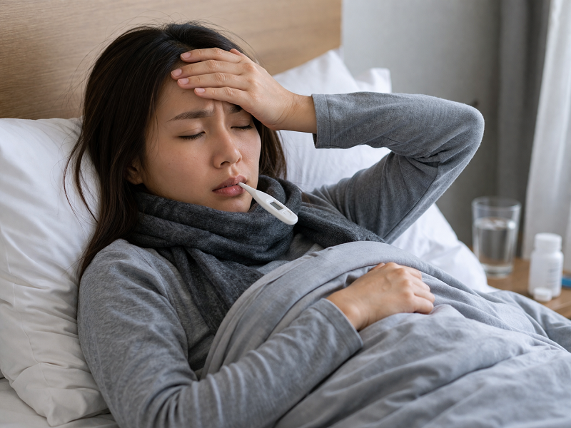 Sốt và đau nhức cơ thể có thể liên quan đến bệnh lý sau khi bị chuột cắn