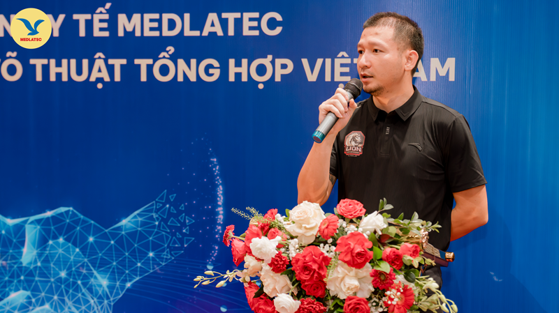 Ông Đỗ Duy Anh phát biểu tại buổi lễ