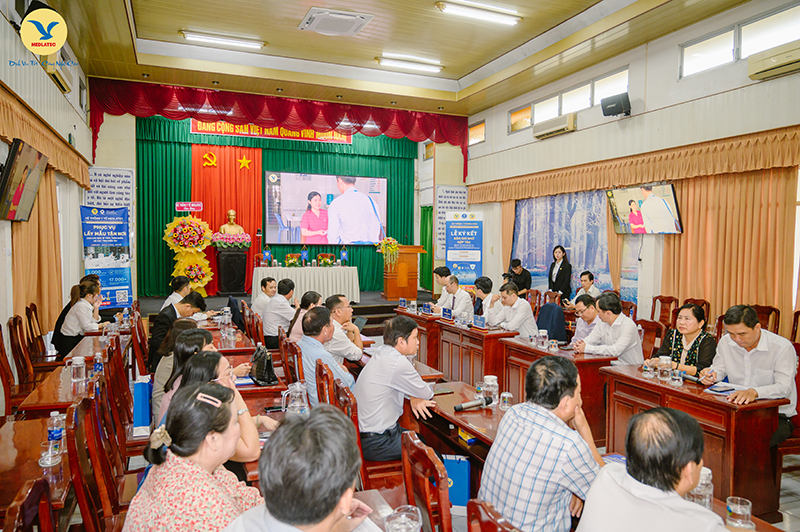 Toàn cảnh lễ ký kết hợp tác giữa Sở Y tế TP. Cần Thơ, Hệ thống Y tế MEDLATEC và Công ty TNHH Dịch vụ Tổng hợp MEDAZ