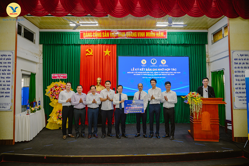 Công ty MEDAZ trao tặng Sở Y tế TP. Cần Thơ hệ thống trang thiết bị y tế trị giá 550 triệu đồng