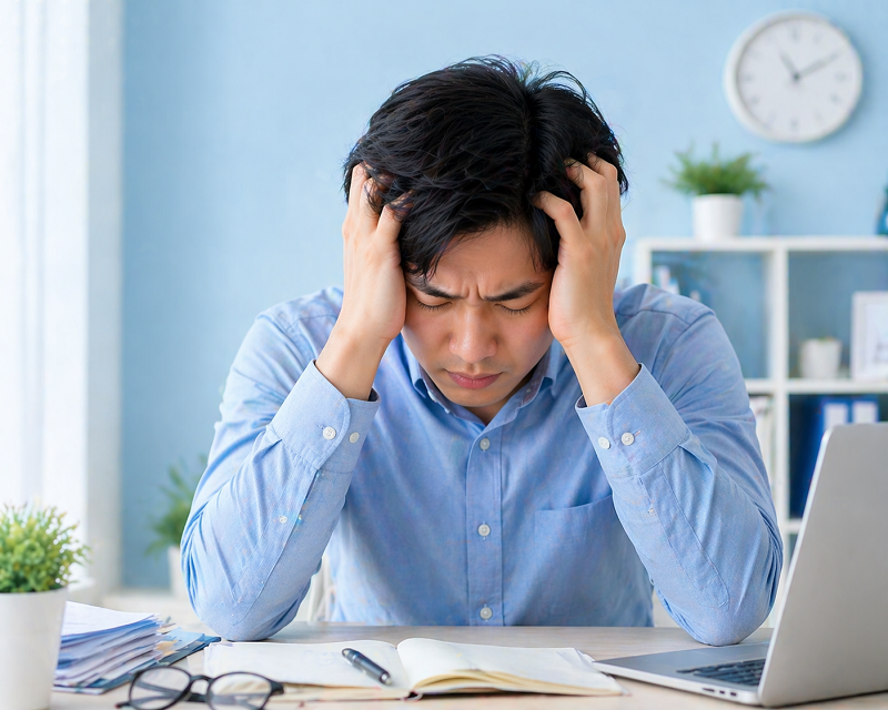 Căng thẳng kéo dài có thể làm tăng nguy cơ khởi phát hoặc làm nặng triệu chứng OCD.