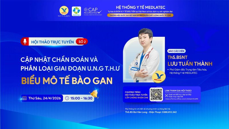 Tham gia hội thảo trực tuyến, các bác sĩ có cơ hội nhận chứng nhận đào tạo CME từ MEDLATEC