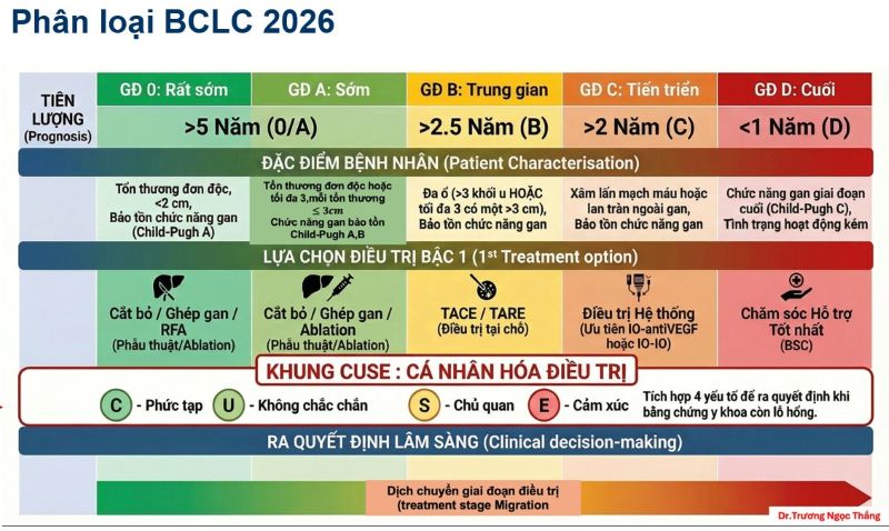 Sơ đồ phân loại BCLC 2026