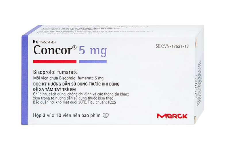 Concor viên nén bao phim 5mg 