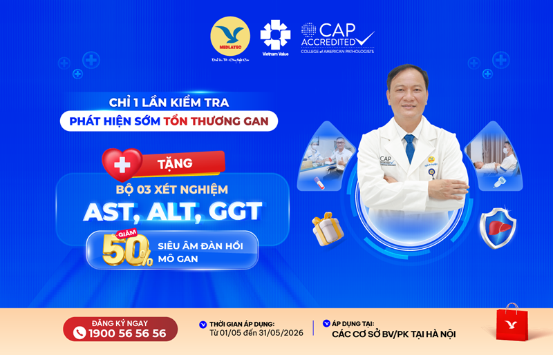 Những ưu đãi kiểm tra sức khỏe gan của MEDLATEC trong tháng 05/2026