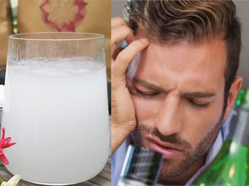 Uống bột sắn dây pha mật ong hỗ trợ giải rượu bảo vệ gan
