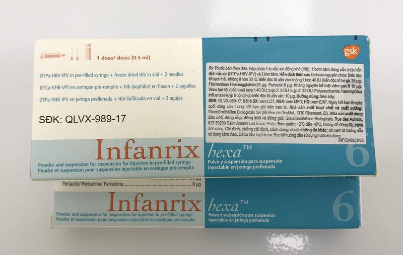 Vắc xin Infanrix hexa: đồng thời phòng ngừa nhiều bệnh trong đó có bại liệt