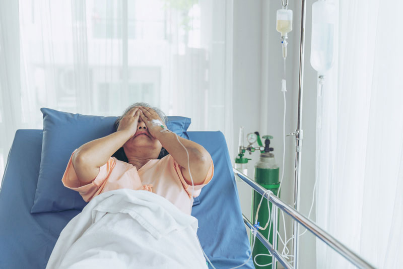 Cơ thể mệt mỏi là tác dụng phụ phổ biến ở những người phải xạ trị