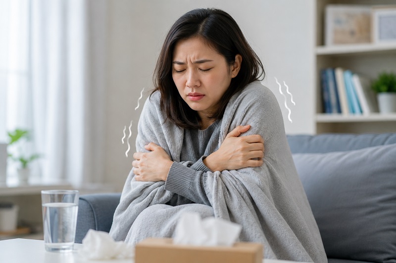 Tình trạng bị lạnh run người nhưng không sốt không phải lúc nào cũng đáng lo ngại