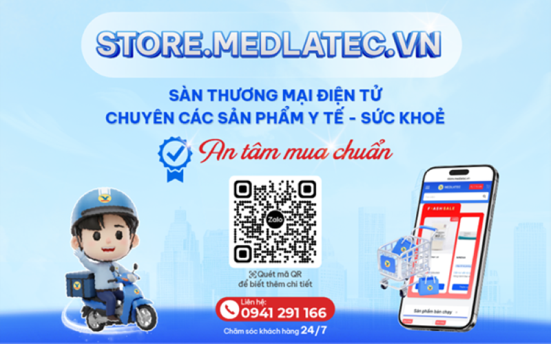 Store medlatec là sàn thương mại điện tử chuyên các sản phẩm y tế, sức khỏe 