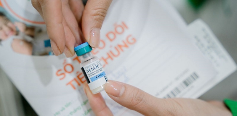 Vắc xin sống giảm động lực MMR 2 phòng ngừa sởi - quai bị - rubella