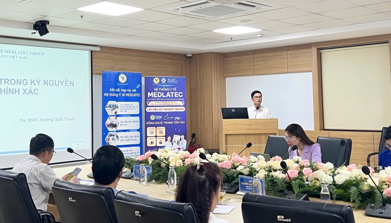 Chuyên đề chuyên sâu trong lĩnh vực giải phẫu bệnh được ThS.BSNT Trương Quốc Thanh - Quyền Giám đốc Trung tâm Giải phẫu bệnh MEDLATEC mang tới đông đảo y bác sĩ 