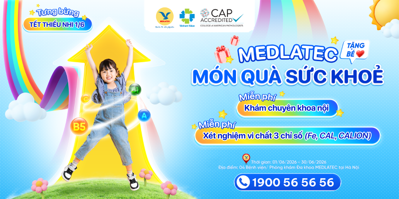 Món quà sức khỏe đặc biệt MEDLATEC dành tặng tới các mầm non nhí 