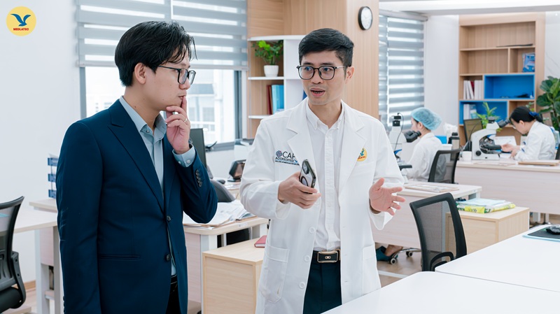ThS.BSNT Trương Quốc Thanh - Quyền Giám đốc Trung tâm Giải phẫu bệnh giới thiệu về năng lực chuyên môn của đơn vị