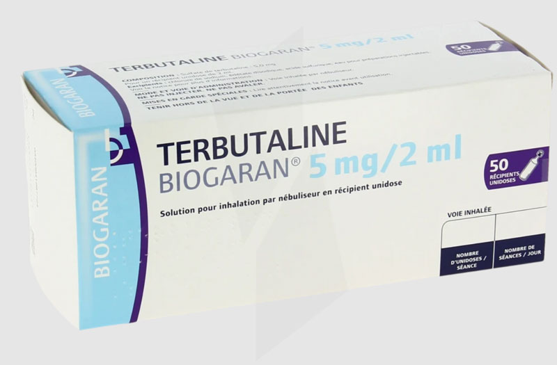 Một sản phẩm thuốc Terbutaline dạng dung dịch khí dung