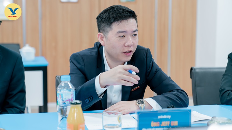 Ông Jeff Gui - Tổng Giám đốc toàn cầu ngành hàng IVD của MINDRAY