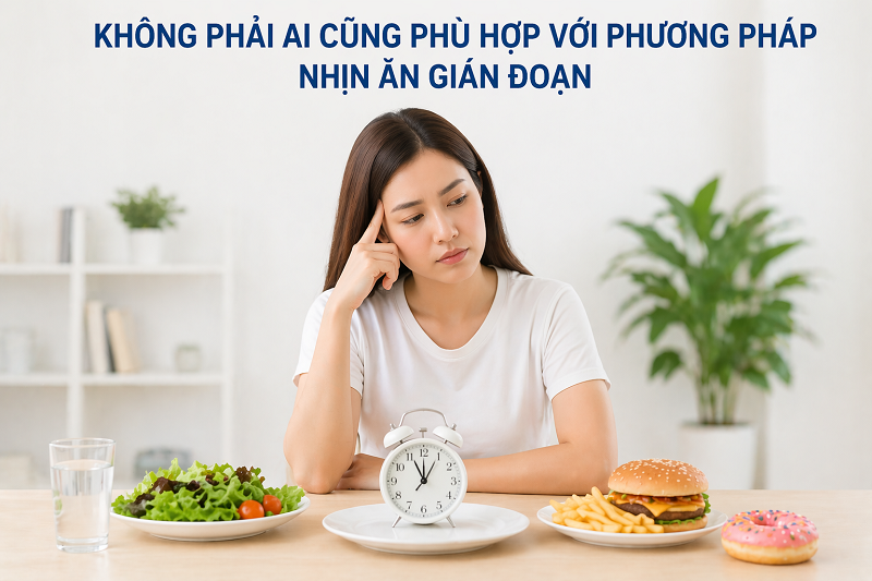 Không phải ai cũng phù hợp với phương pháp nhịn ăn gián đoạn 