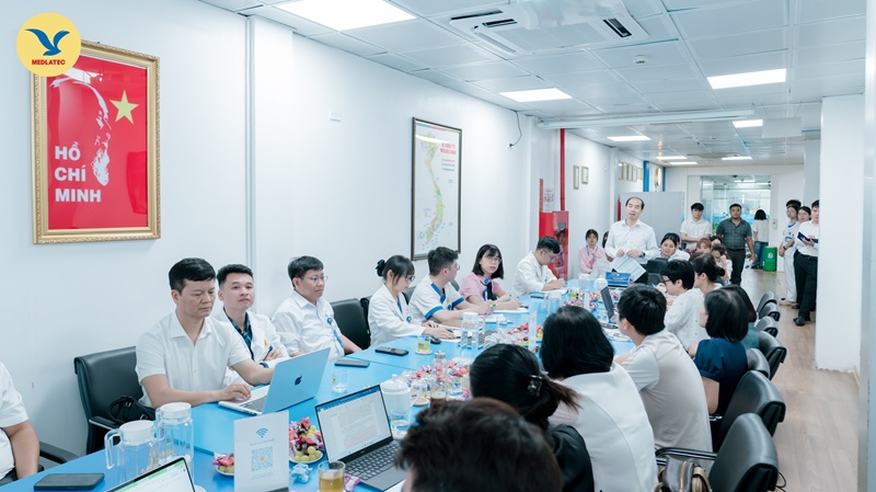 Đoàn kiểm tra của Sở Y tế Hà Nội đến khảo sát, đánh giá hoạt động tại Bệnh viện Đa khoa MEDLATEC