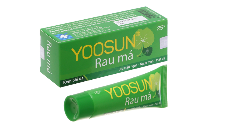 Kem Yoosun rau má giúp làm dịu rôm sảy, giảm ngứa và hỗ trợ phục hồi da cho bé