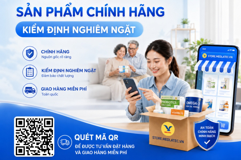 Store.medlatec.vn ưu tiên thương hiệu uy tín và kiểm soát chất lượng trước khi phân phối tới khách hàng.