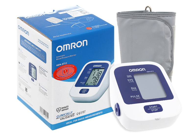 Máy đo huyết áp Omron HEM - 8712 giúp bạn theo dõi huyết áp thuận tiện hơn 