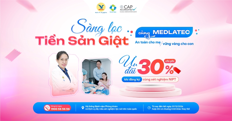Ưu đãi được áp dụng khi mẹ bầu sử dụng dịch vụ tại các cơ sở phòng khám/ bệnh viện hoặc dịch vụ lấy mẫu xét nghiệm tận nơi 