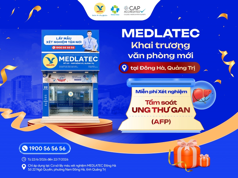 Hệ thống Y tế MEDLATEC chính thức khai trương cơ sở lấy mẫu xét nghiệm thứ 106 tại Đông Hà - Quảng Trị