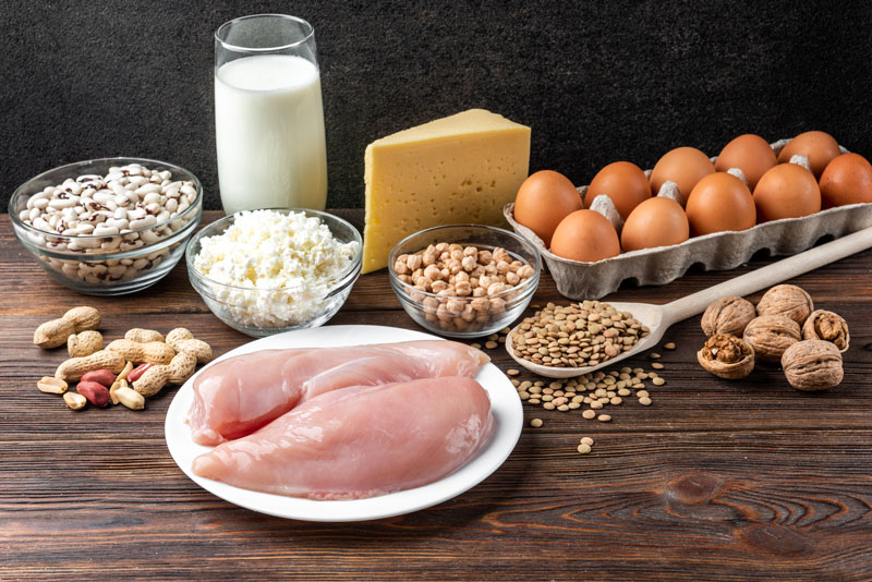 Thực phẩm giàu protein rất tốt trong việc tạo sữa cho mẹ bỉm