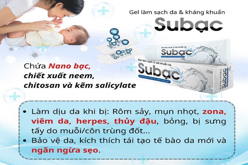 Một số sản phẩm su bạc có thể dùng được cho trẻ sơ sinh