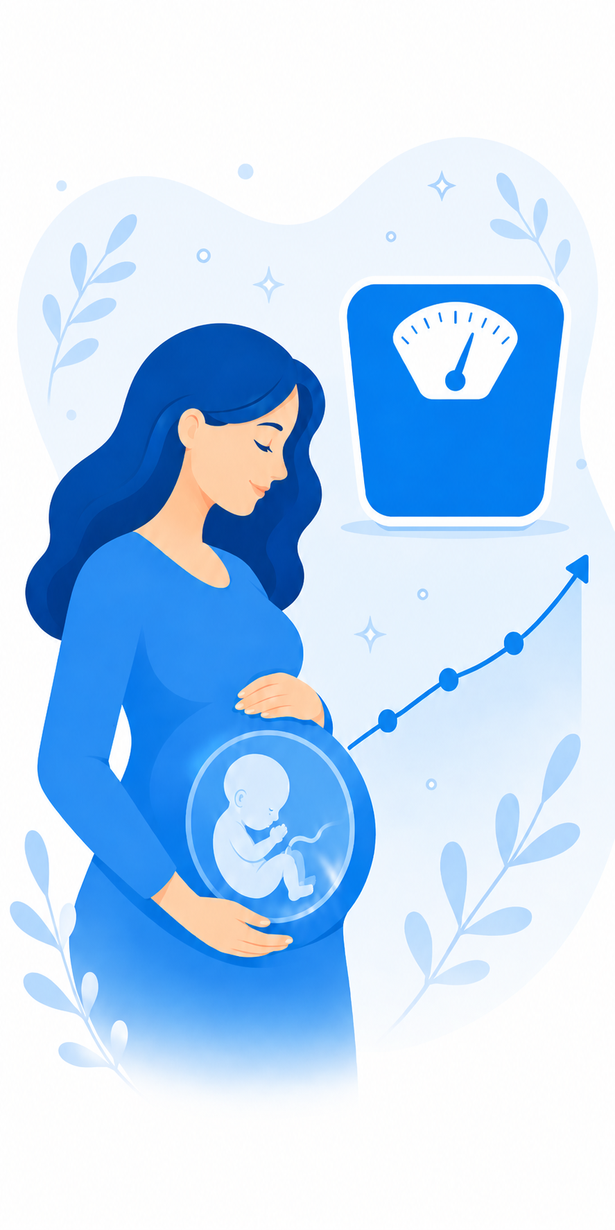 Minh họa công cụ tính cân nặng thai nhi