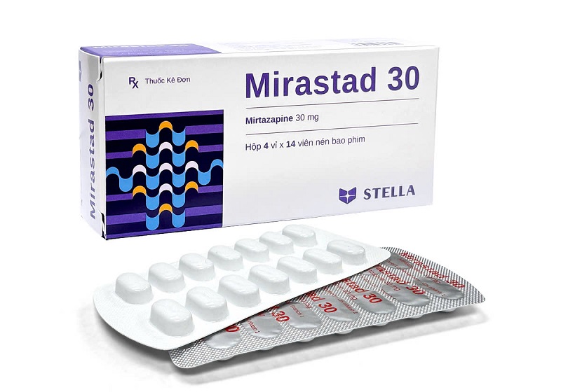 Mirtazapine là thuốc chống trầm cảm được sử dụng trong điều trị trầm cảm và một số rối loạn tâm thần. 