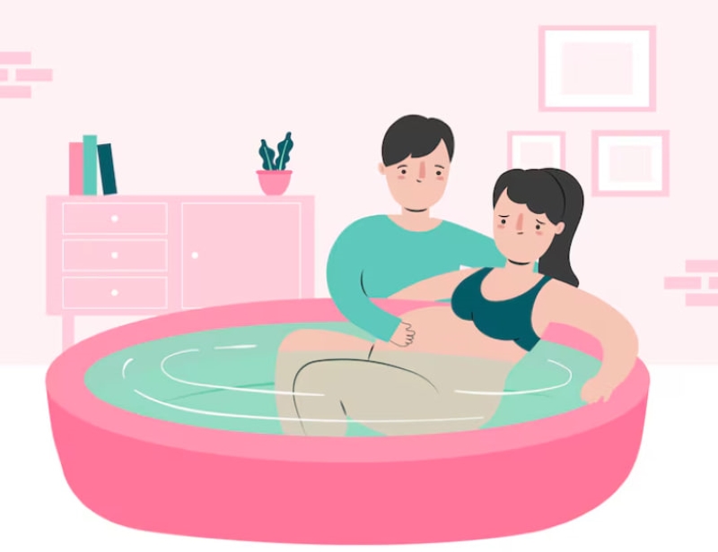 Việc sinh con dưới nước sẽ giúp mẹ có những trải nghiệm đáng nhớ