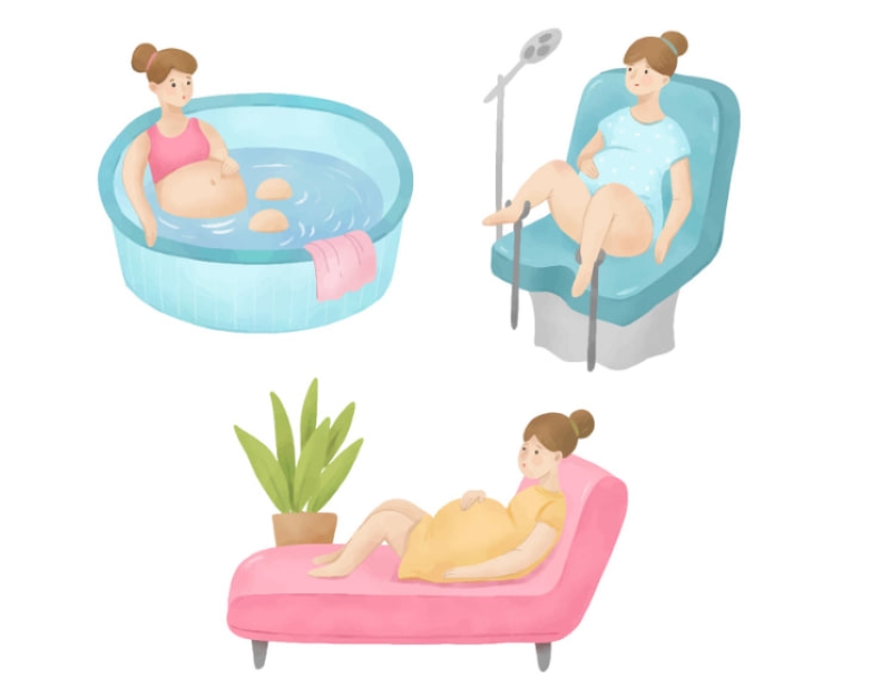 Sinh con dưới nước được xem là phương pháp sinh chủ động và ít đau đớn