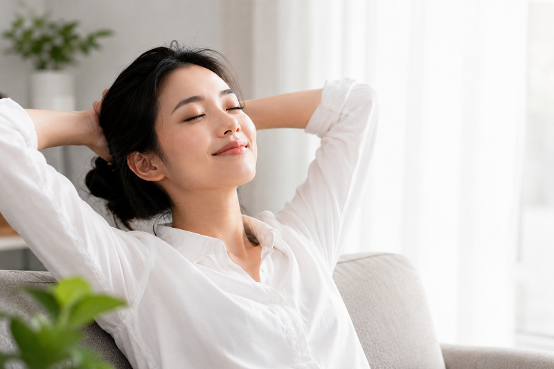 Giữ tinh thần thoải mái có thể cải thiện tình trạng mụn