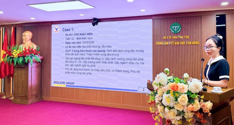 BS. Trần Thị Thu - Trung tâm Chẩn đoán hình ảnh MEDLATEC trình bày ca bệnh minh họa thực tế