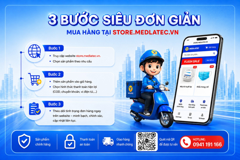 Hướng dẫn mua thiết bị y tế MEDLATEC