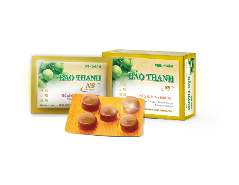 Viên ngậm ho Bảo Thanh được bào chế từ nhiều loại dược liệu