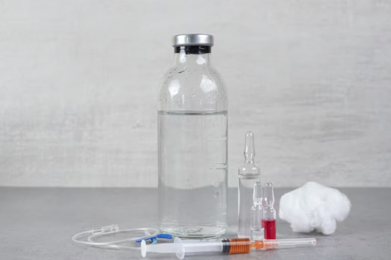 Nước muối sinh lý là một trong những sản phẩm được dùng để vệ sinh rốn cho trẻ 