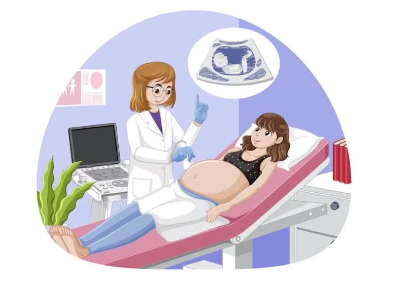Nếu mẹ cảm thấy lo lắng về cường độ đạp của thai nhi có thể đi khám bác sĩ sản khoa