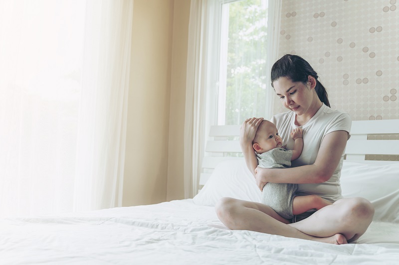 Có thể vỗ ợ hơi sau khi trẻ đã bú xong