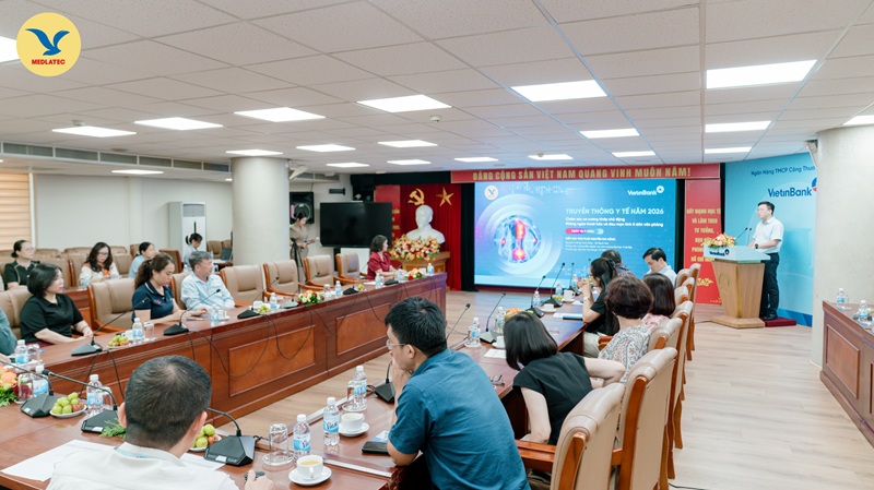 Quang cảnh hội thảo y tế phối hợp giữa MEDLATEC và Vietinbank