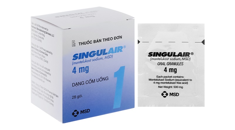 Thuốc Singulair 4mg là loại thuốc bán theo đơn