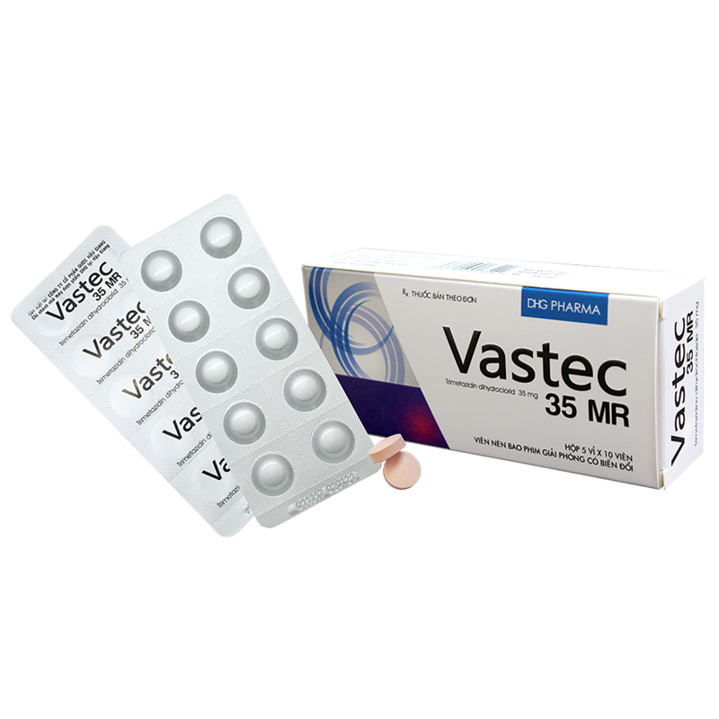 Thành phần chính của thuốc Vastec là trimetazidine