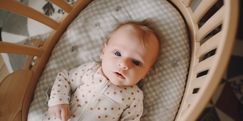 Cần chọn nôi được thiết kế riêng cho trẻ sơ sinh để dùng cho bé 1 tháng tuổi