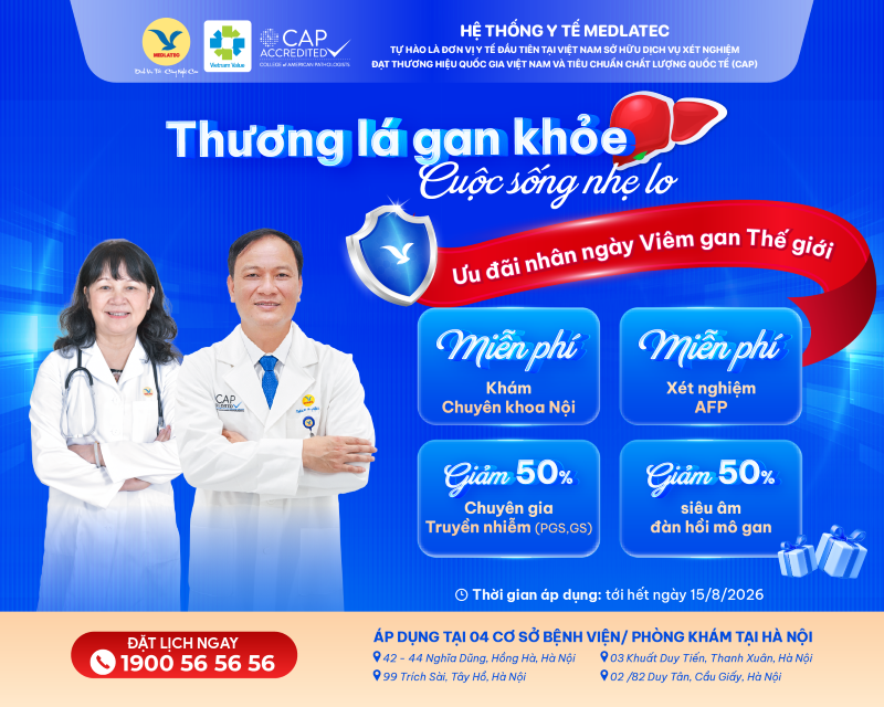 MEDLATEC dành tặng người dân cơ hội tầm soát sức khỏe lá gan 
