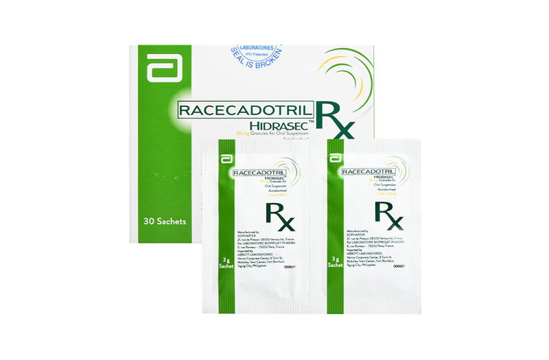 Racecadotril là hoạt chất được chỉ định phổ biến trong điều trị tiêu chảy cấp ở cả người lớn và trẻ em