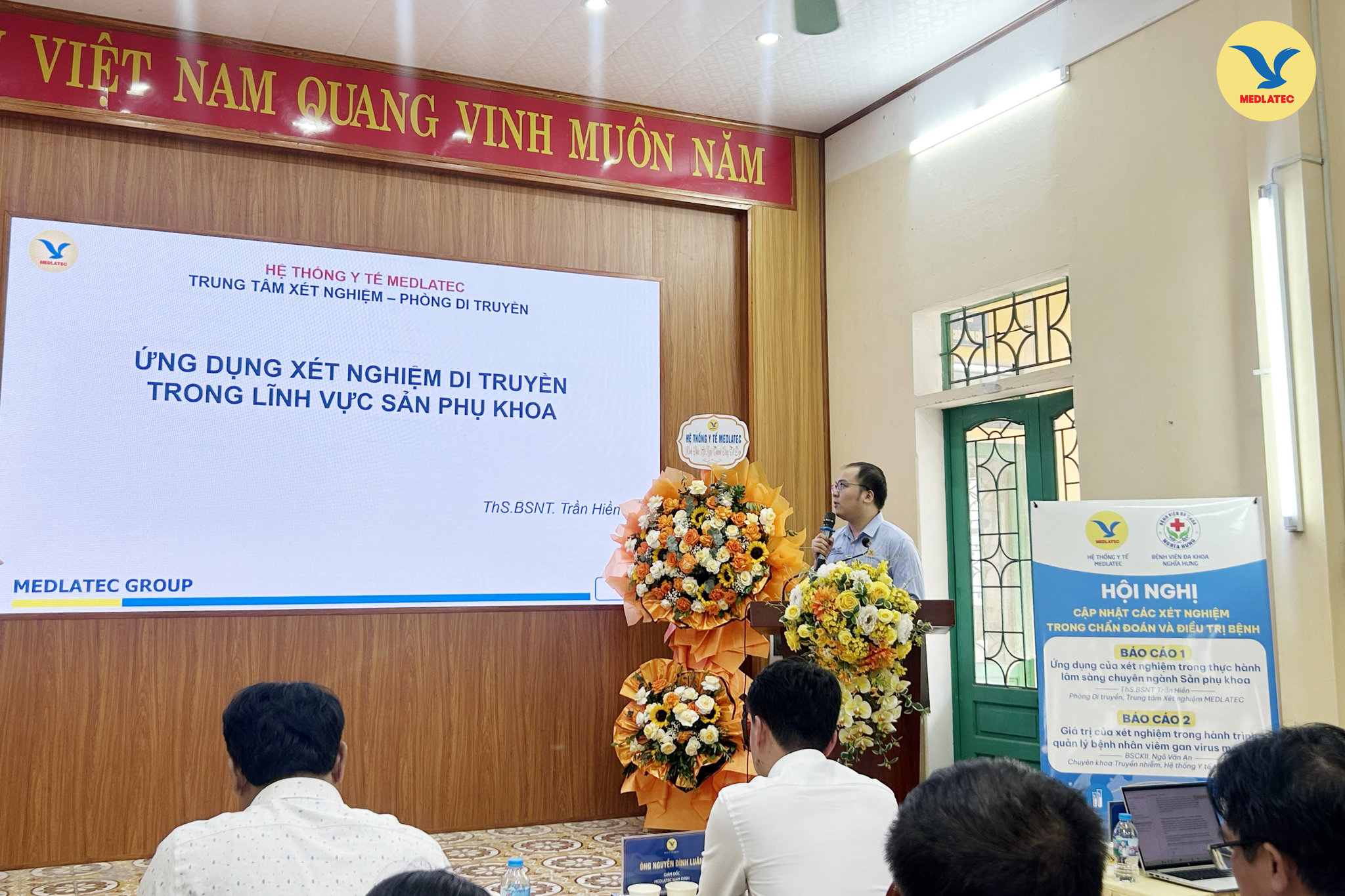 ThS.BSNT Trần Hiền - Phòng Di truyền, Trung tâm Xét nghiệm MEDLATEC trình bày chuyên đề 