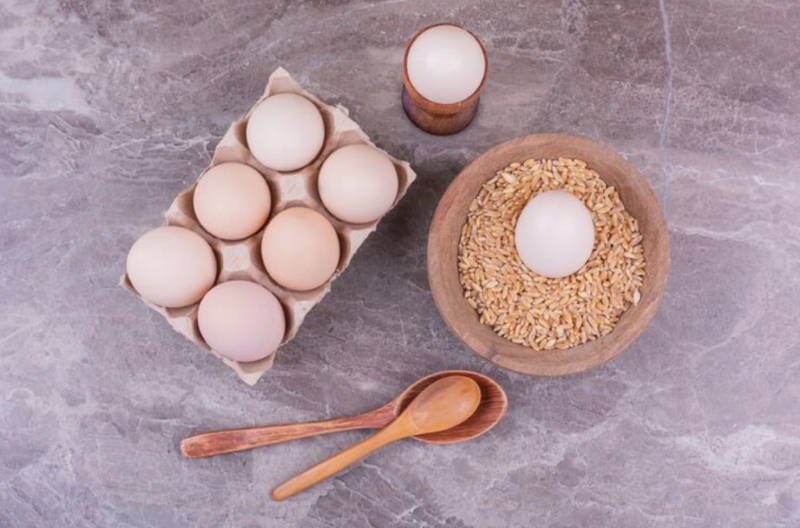 Trứng gà chứa hàm lượng protein cao
