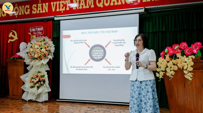 BSCKII. Huỳnh Thị Kim Yến báo cáo tại hội nghị